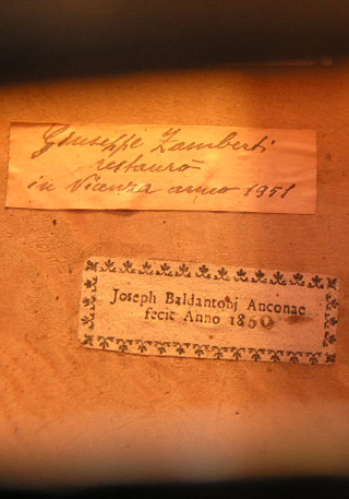 Giuseppe Baldantoni, 1850