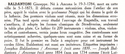 Giuseppe Baldantoni, 1850