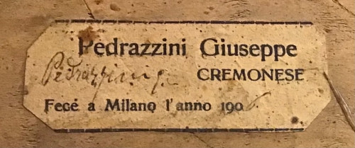 Giuseppe Pedrazzini- Milano 1906