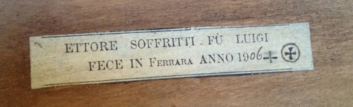 Ettore Soffritti, 1906