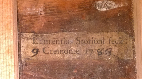 Lorenzo Storioni, 1783