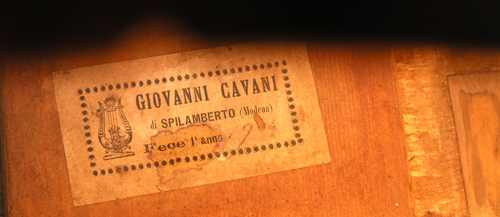 Giovanni Cavani, 1904