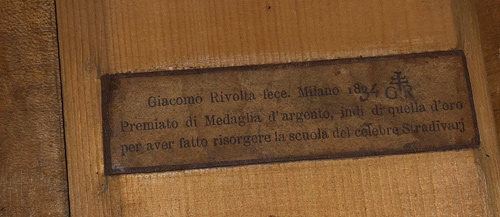 Giacomo Rivolta 1834- Milano 1834